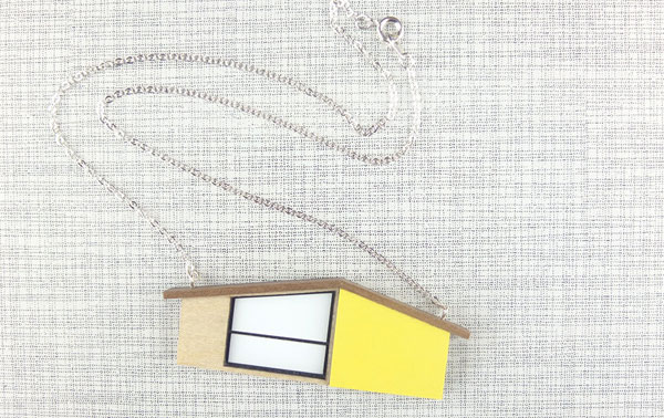 Midcentury Modern necklaces and brooches by Tiny Scenic