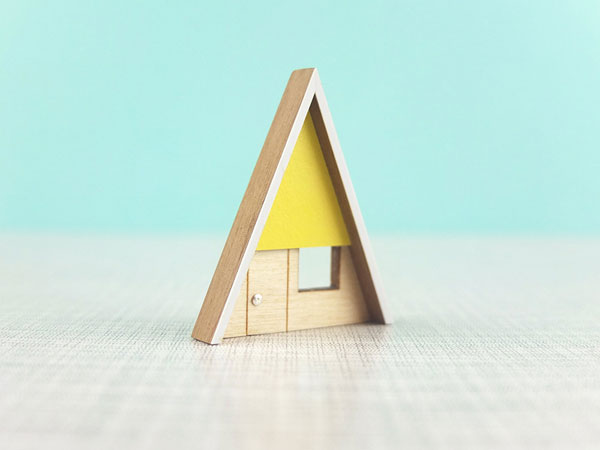 Midcentury Modern necklaces and brooches by Tiny Scenic