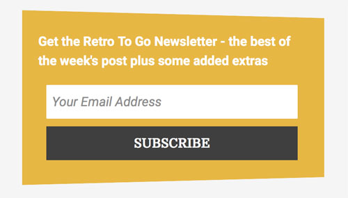 Retro in your inbox: Sign up to the all-new Retro To Go weekly newsletter