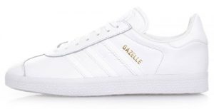 womens adidas gazelle white leather