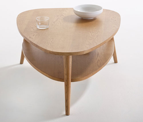 Midcentury living room: Quilda double top coffee table at La Redoute