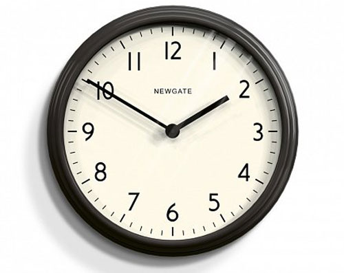The Spy 1960s-style wall clock by Newgate
