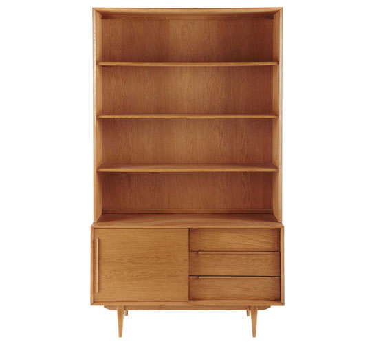 Midcentury-style Portobello bookcase at Maisons du Monde