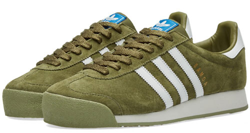 1980s Adidas Samoa trainers reissued in two archive colour ways