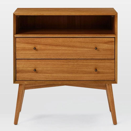 Retro bedroom: Mid-Century Bedside Table at West Elm