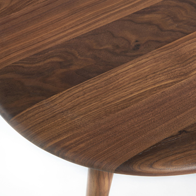 Midcentury interior: Theoleine large walnut coffee table at La Redoute