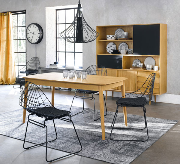 Sheffield midcentury-style bookcase at Maisons Du Monde