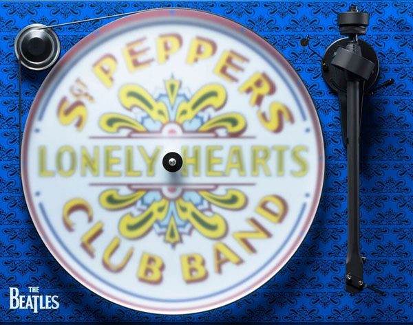 Beatles deck: Essential III Sgt. Pepper‘s Drum turntable by Pro-Ject