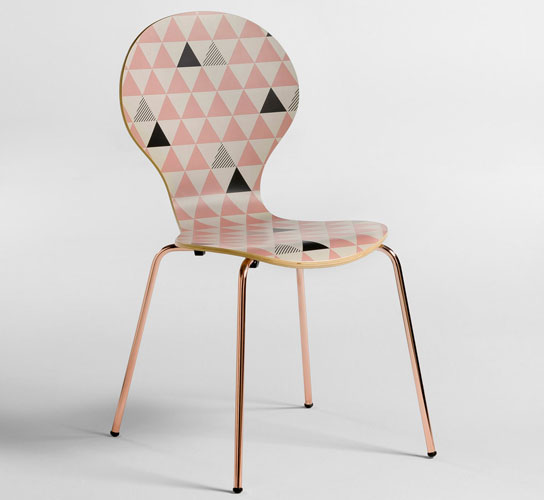 Retro-style Elori Printed Chairs at La Redoute