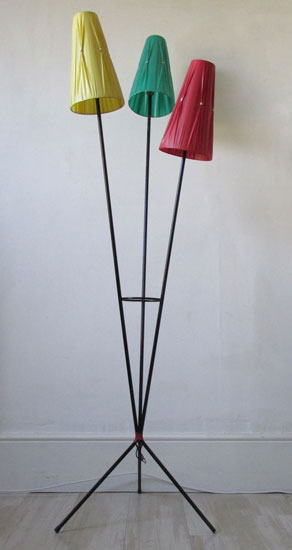 1950s tri-form floor lamp on eBay
