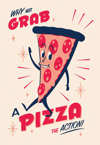 Midcentury-inspired Snack Pack prints by Telegramme