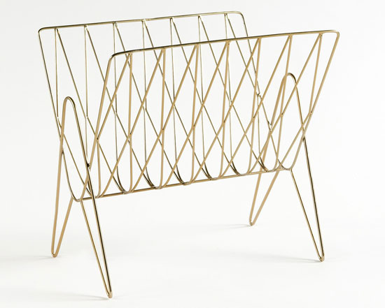Niouz retro magazine rack at La Redoute