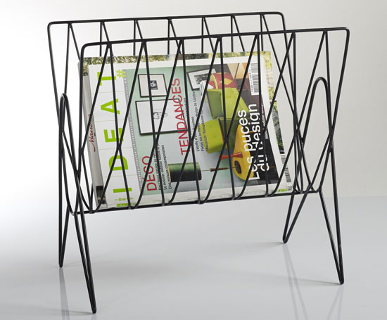Niouz retro magazine rack at La Redoute