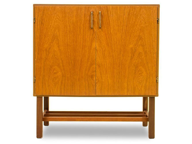 Danish teak and beech media unit on eBay