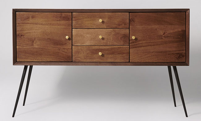 Midcentury-inspired Bowman sideboard at Swoon Editions