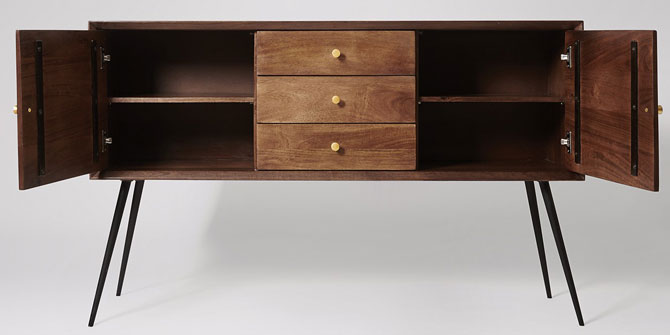 Midcentury-inspired Bowman sideboard at Swoon Editions