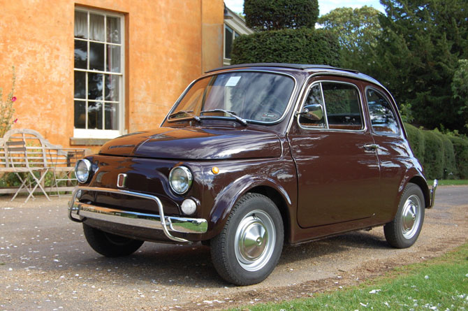 1970 Fiat 500L in Cioccolato on eBay
