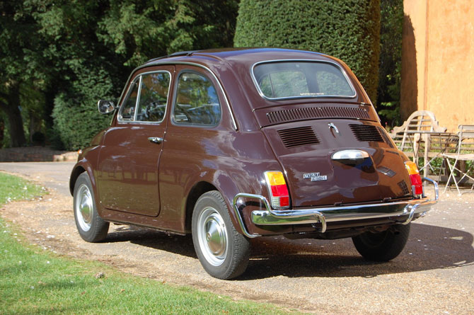 1970 Fiat 500L in Cioccolato on eBay