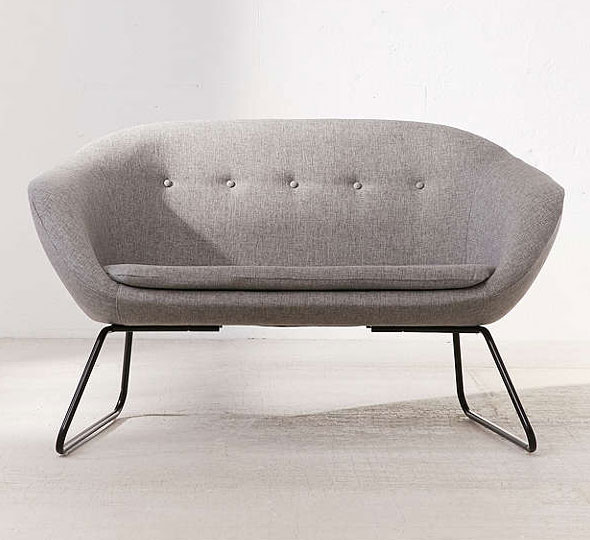 Midcentury-style Robertson sofa and armchair at Urban Outfitters