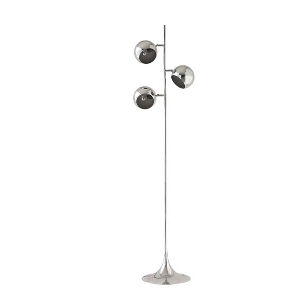 Retro Trio chrome floor lamp at Maisons Du Monde