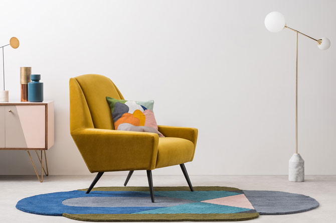 1960s-style Roco Chair range at Made