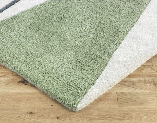 Forma midcentury-style wool rug at Habitat