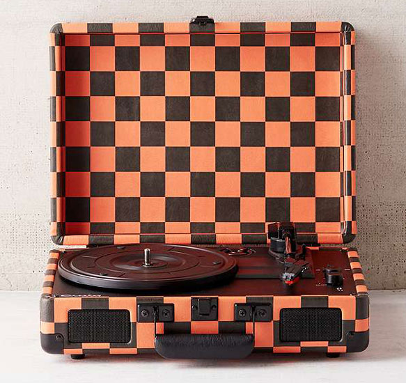 Crosley x Urban Outfitters Checkerboard Bluetooth record player