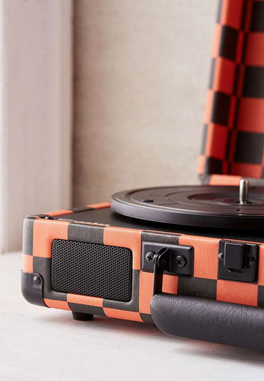 Crosley x Urban Outfitters Checkerboard Bluetooth record player