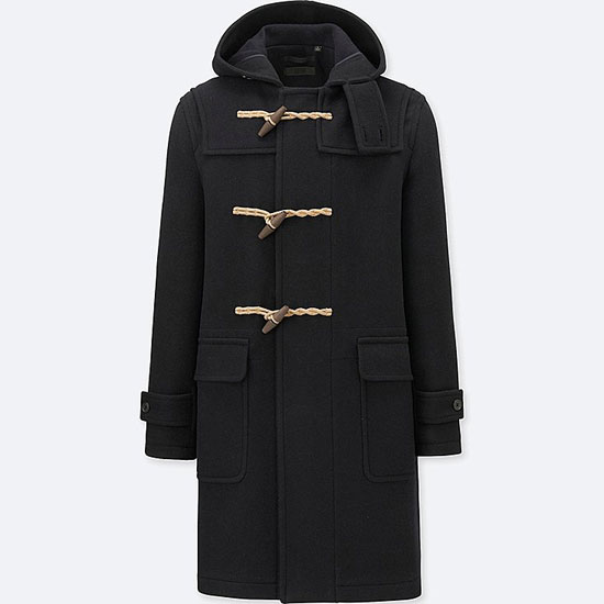 Classic on a budget: Wool blend duffle coats at Uniqlo