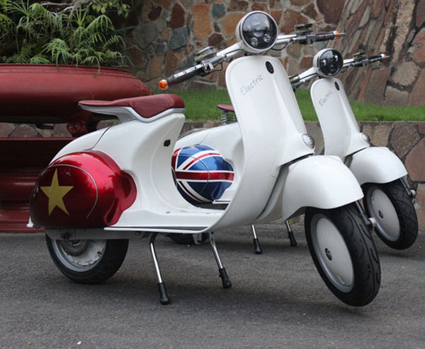 Retro wheels: Buzz 1 Vespa-inspired electric scooter