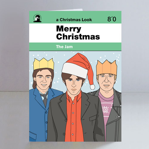 Retro music Christmas cards by Piper Gates Design