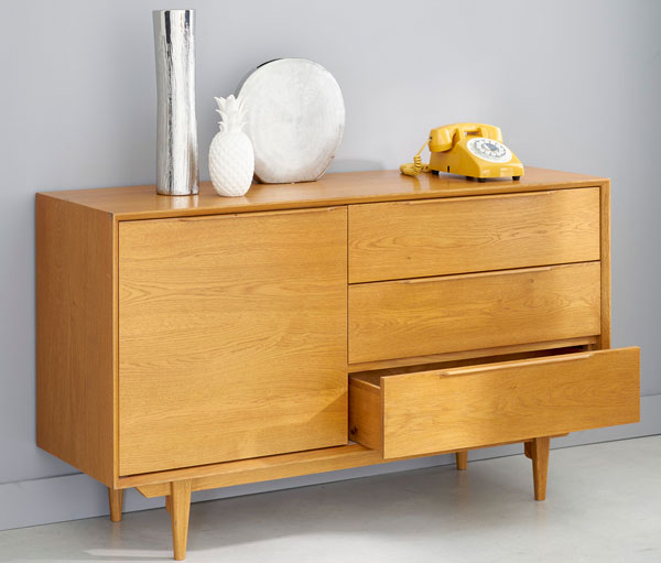 Portobello midcentury-style sideboard at Maisons Du Monde