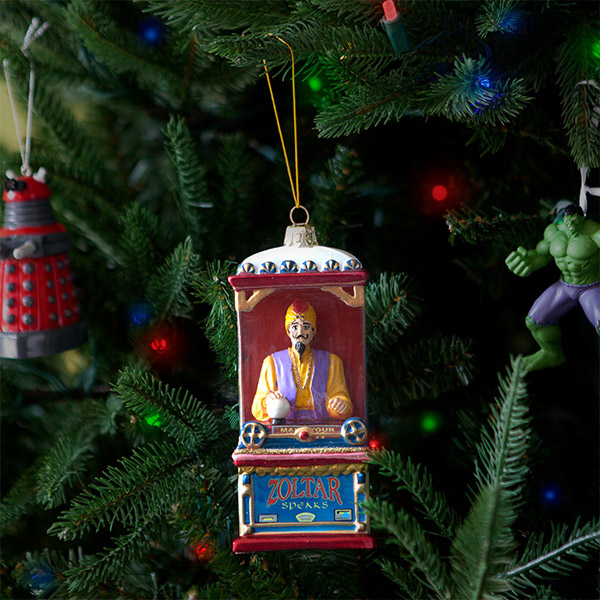 18. Zoltar machine Christmas decoration