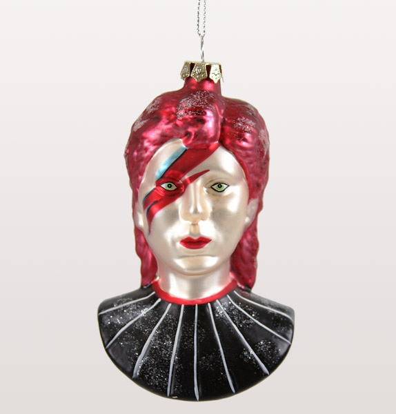 3. David Bowie Christmas tree bauble