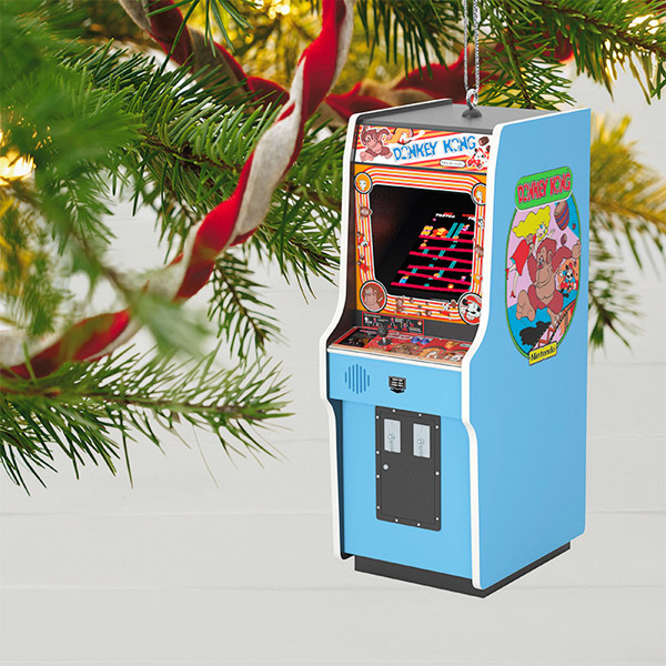 4. Nintendo Donkey Kong Cabinet Christmas ornament