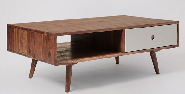 Otto midcentury coffee table at Swoon Editions