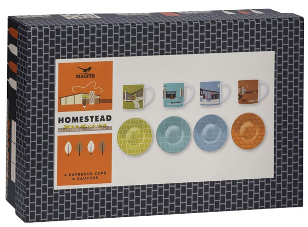 Bargain spotting: Midcentury Homestead plates and cups at Magpie