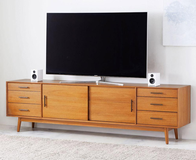 Mid-Century Media Console at West Elm