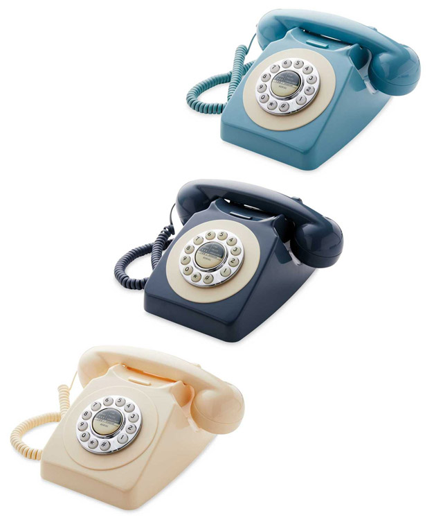 Budget vintage-style Reka home telephones at Aldi