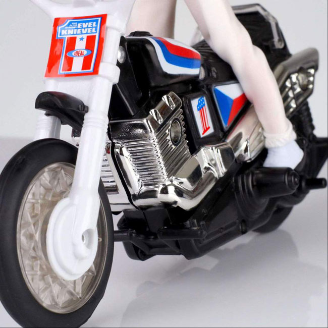 1970s Evel Knievel Stunt Cycle Toy reissued