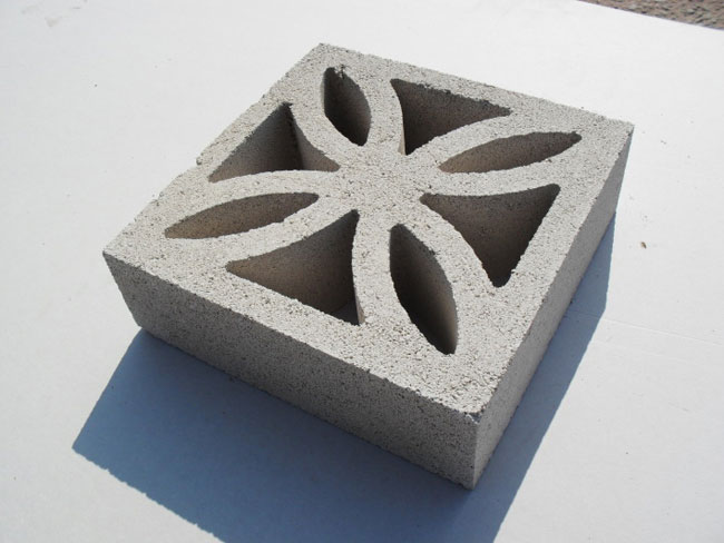 Petal Leaf concrete wall blocks at Stowell Concrete - Retro to Go