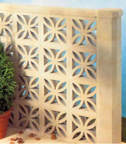 Petal Leaf concrete wall blocks