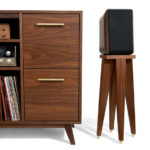 Midcentury Record Cabinet by Atocha Design