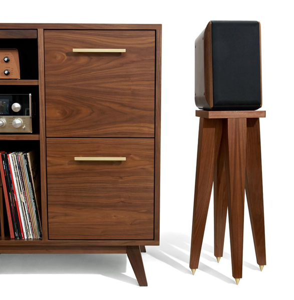 Midcentury Record Cabinet by Atocha Design