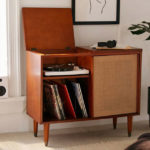 Draper 1960s-style media console at Urban Outfitters