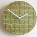 Objectify retro wooden wall clocks at Etsy