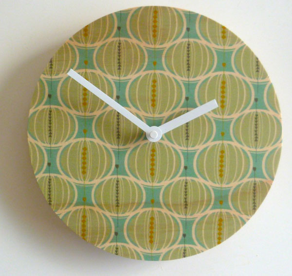 Objectify retro wooden wall clocks at Etsy