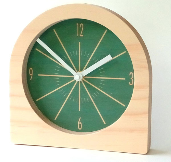 Objectify retro wooden wall clocks at Etsy