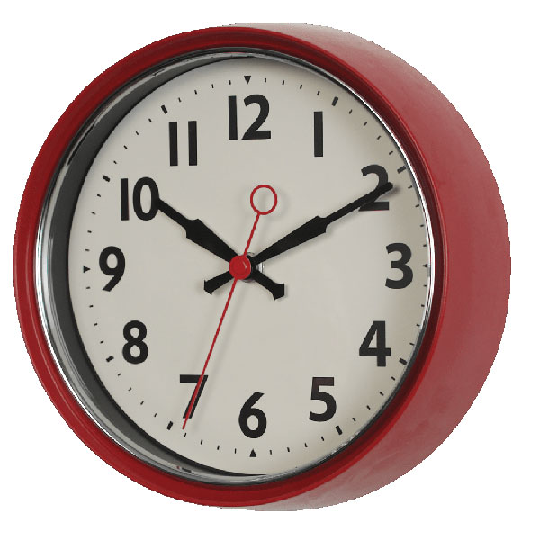 Budget 1950s-style wall clocks from Rex London