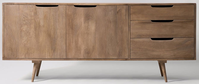 Randall midcentury-style sideboard at Swoon